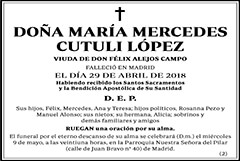 María Mercedes Cutuli López